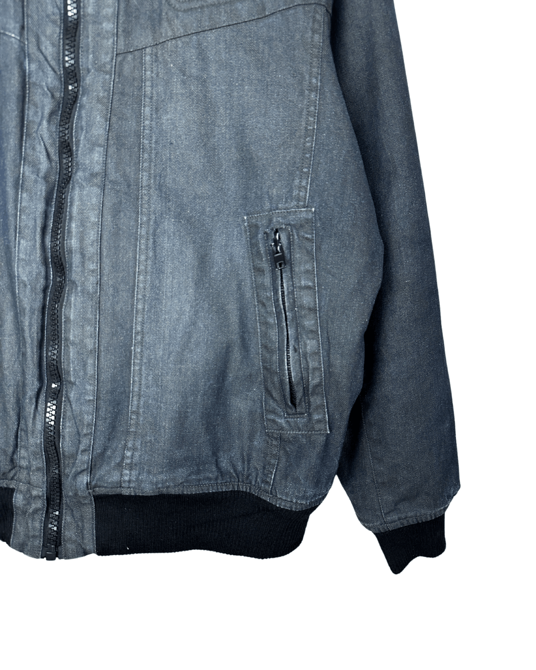 Smog Quilted Denim Style Jacket XL - Funkify