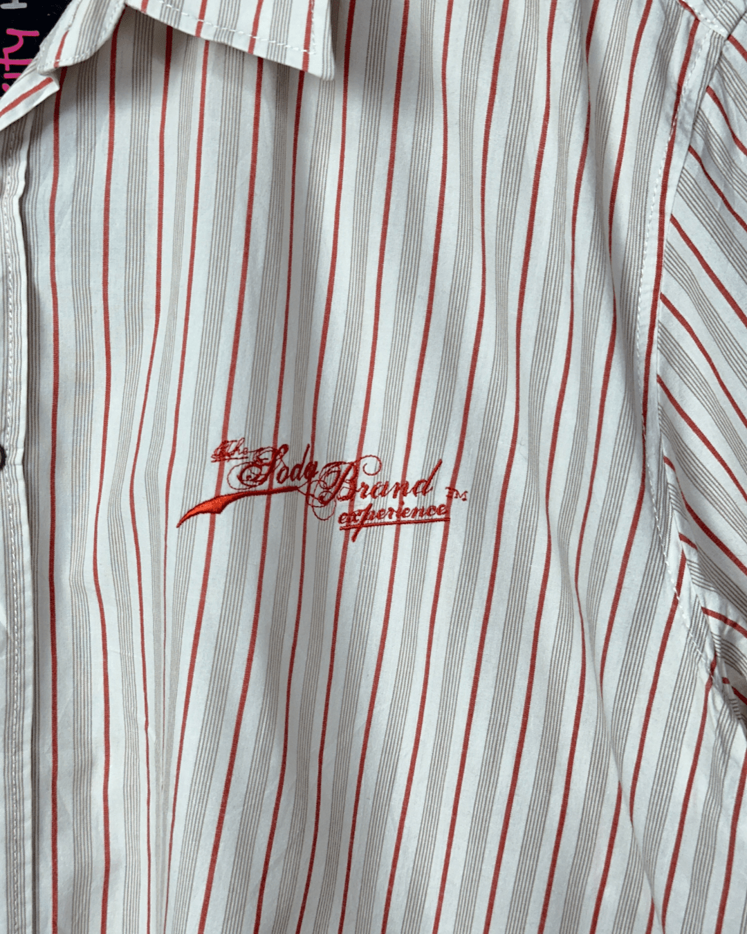 Soda Striped Shirt 2XL - Funkify