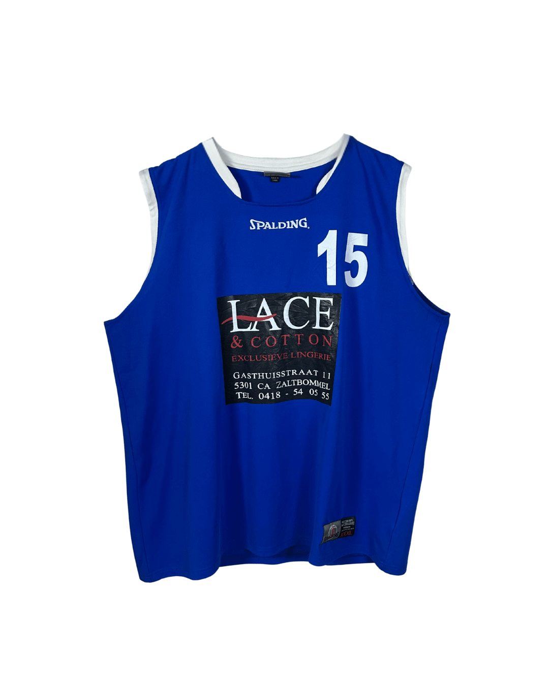 Spalding Ardito 15 Basketball Jersey Tank Top 3XL - Funkify