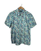 Sportscraft Fish Pattern. Shirt 3XL - Funkify