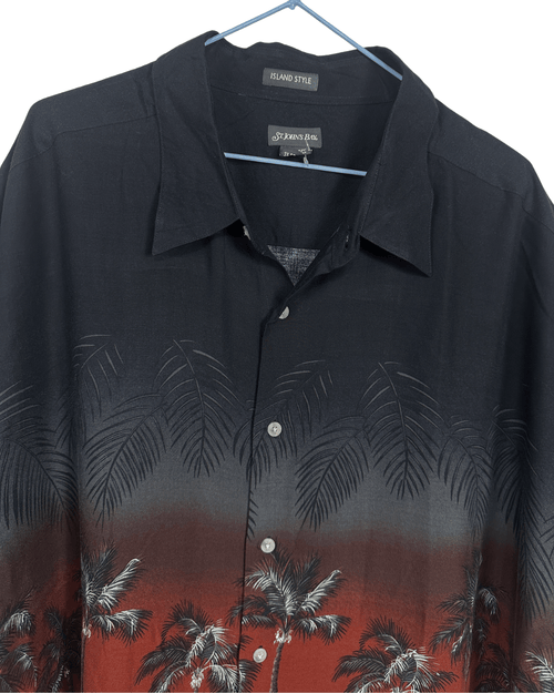 St. John's Bay Hawaiian Shirt 3XL - Funkify