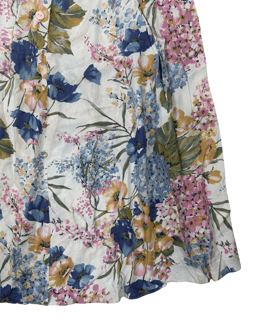 St Michael Linen - blend Pleated Skirt - Funkify