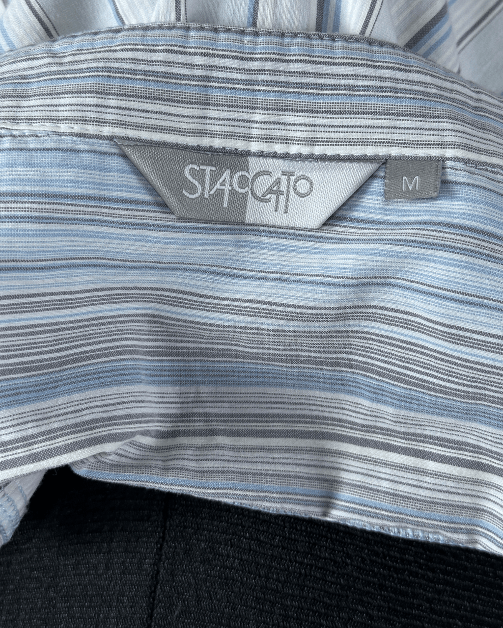 Staccato Striped Fitted Women's Shirt Medium - Funkify