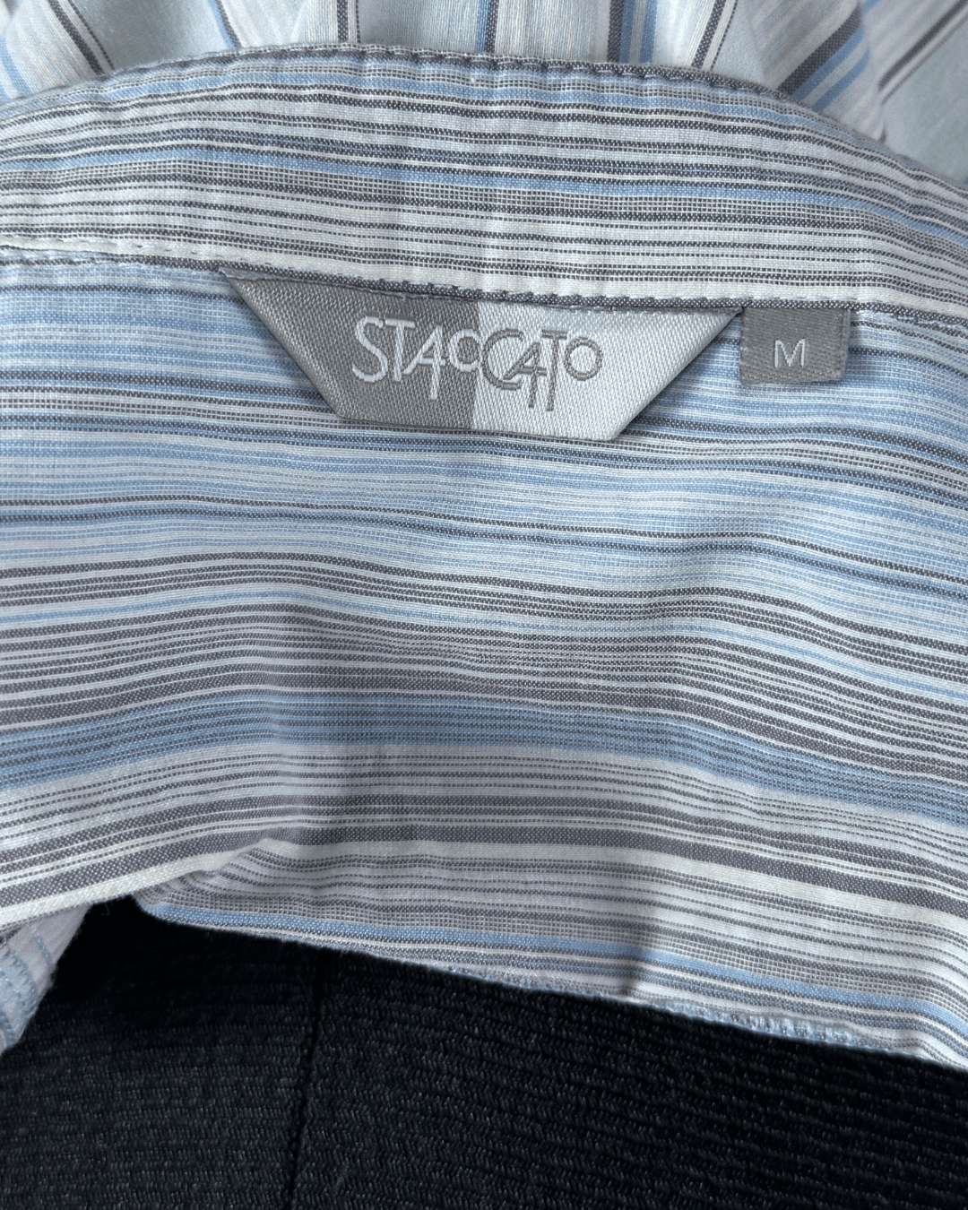 Staccato Striped Fitted Women's Shirt Medium - Funkify