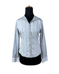 Staccato Striped Fitted Women's Shirt Medium - Funkify
