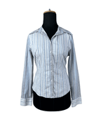 Staccato Striped Fitted Women's Shirt Medium - Funkify