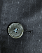 StanBridge wool pinstripe navy slim-fit blazer, EU 50