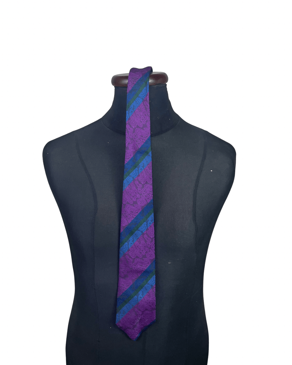 Striped Slim Necktie - Funkify