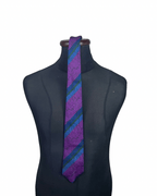 Striped Slim Necktie - Funkify