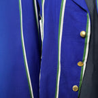 Striped Small Vintage Blazer - Funkify