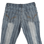 Striped Wide Leg Women's Jeans - Funkify