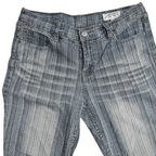 Striped Wide Leg Women's Jeans - Funkify