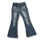 Striped Wide Leg Women's Jeans - Funkify
