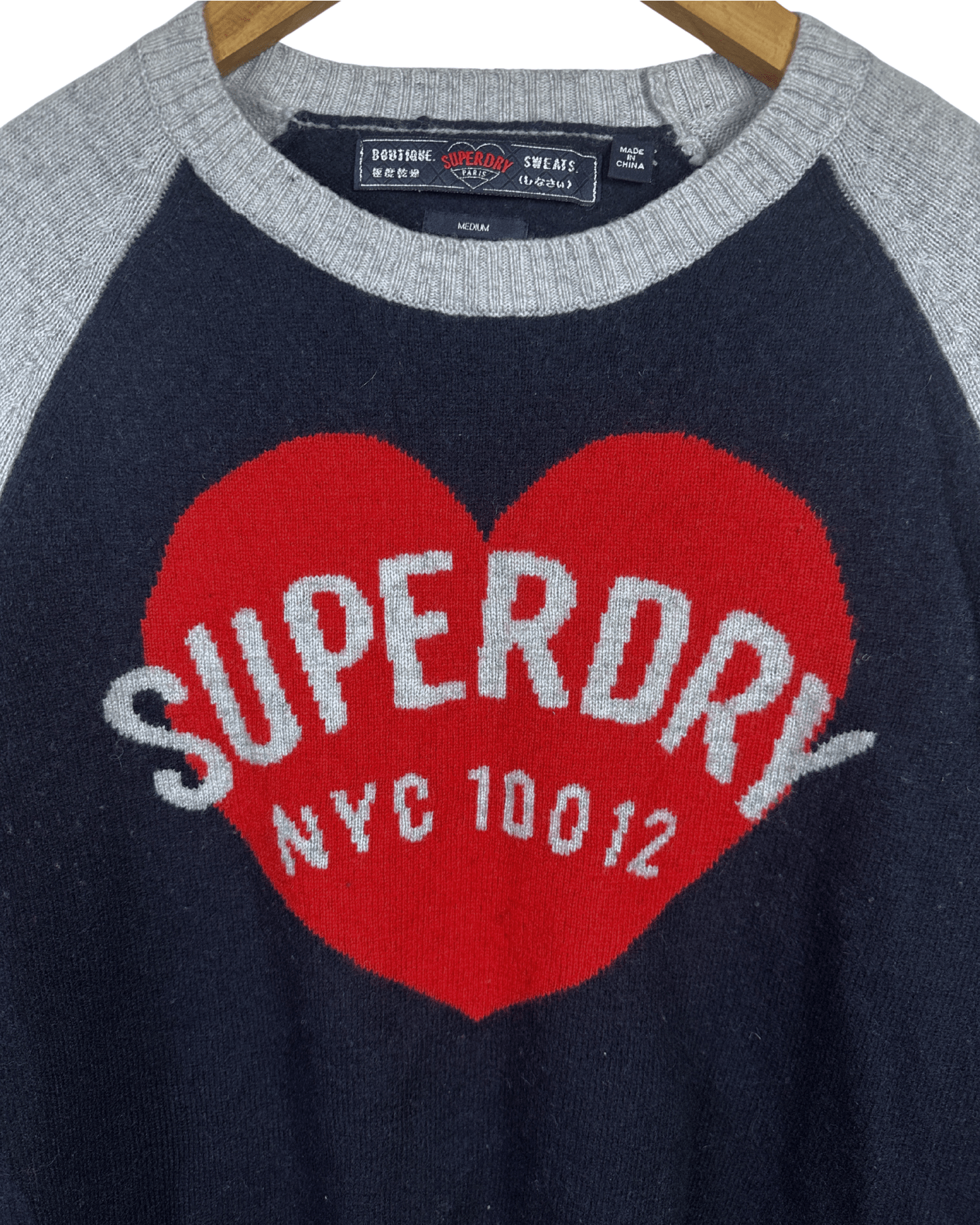 Superdry NYC Women's Sweater - Medium - Funkify
