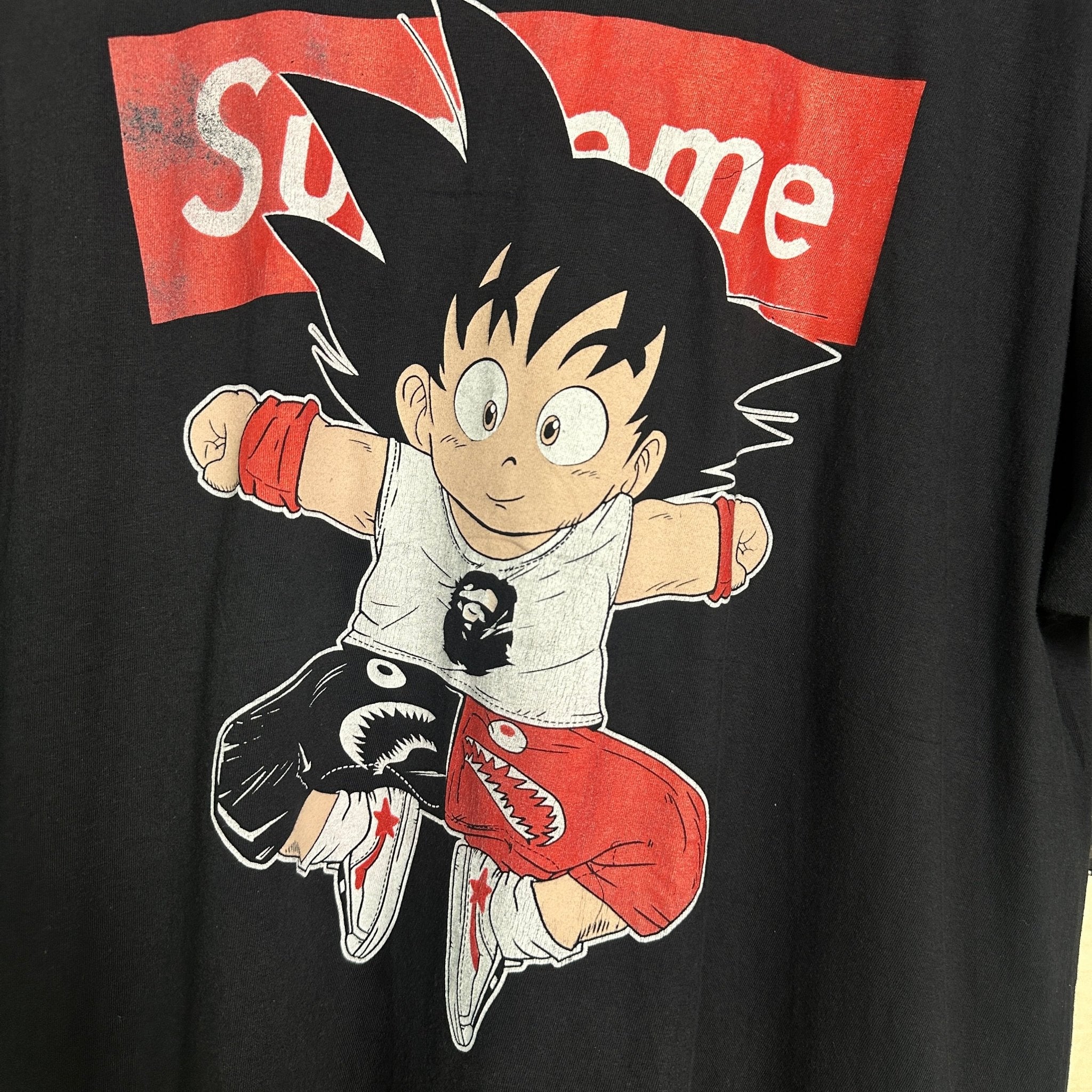 Supreme Bape Dragon Ball Graphic Tee Large - Funkify