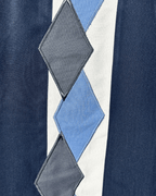 Syntgy Diamond Pattern Bowling Shirt - 4XL - Funkify