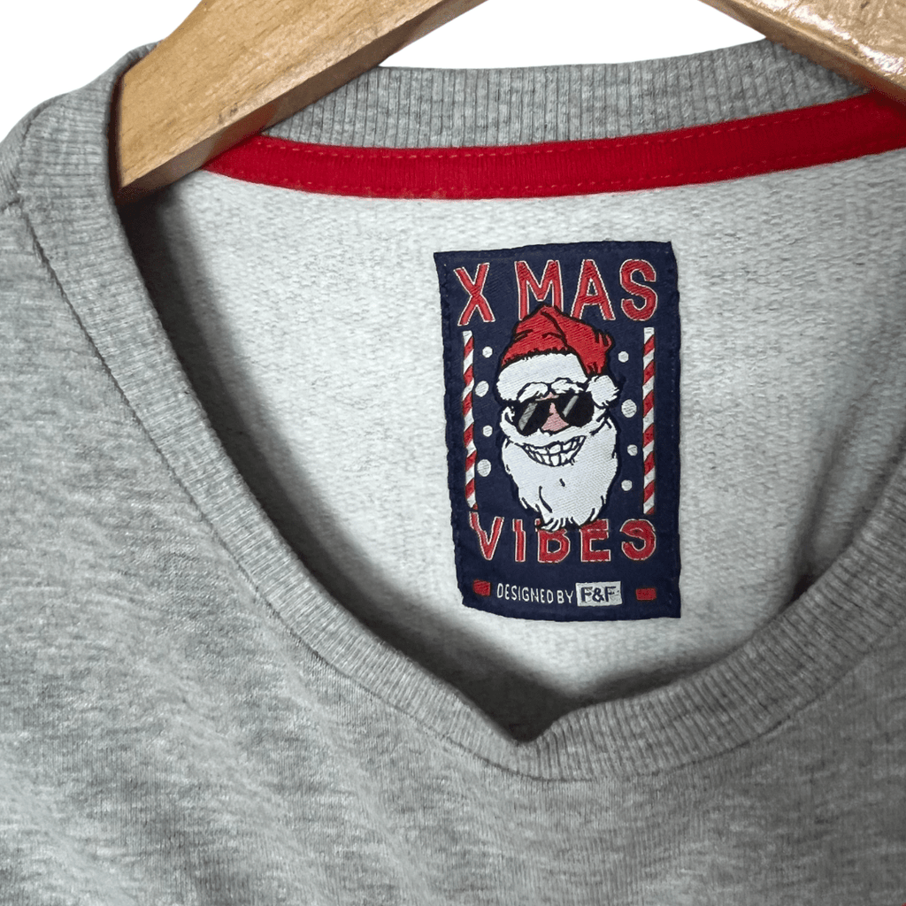 T - Rex Christmas Sweatshirt Small - Funkify