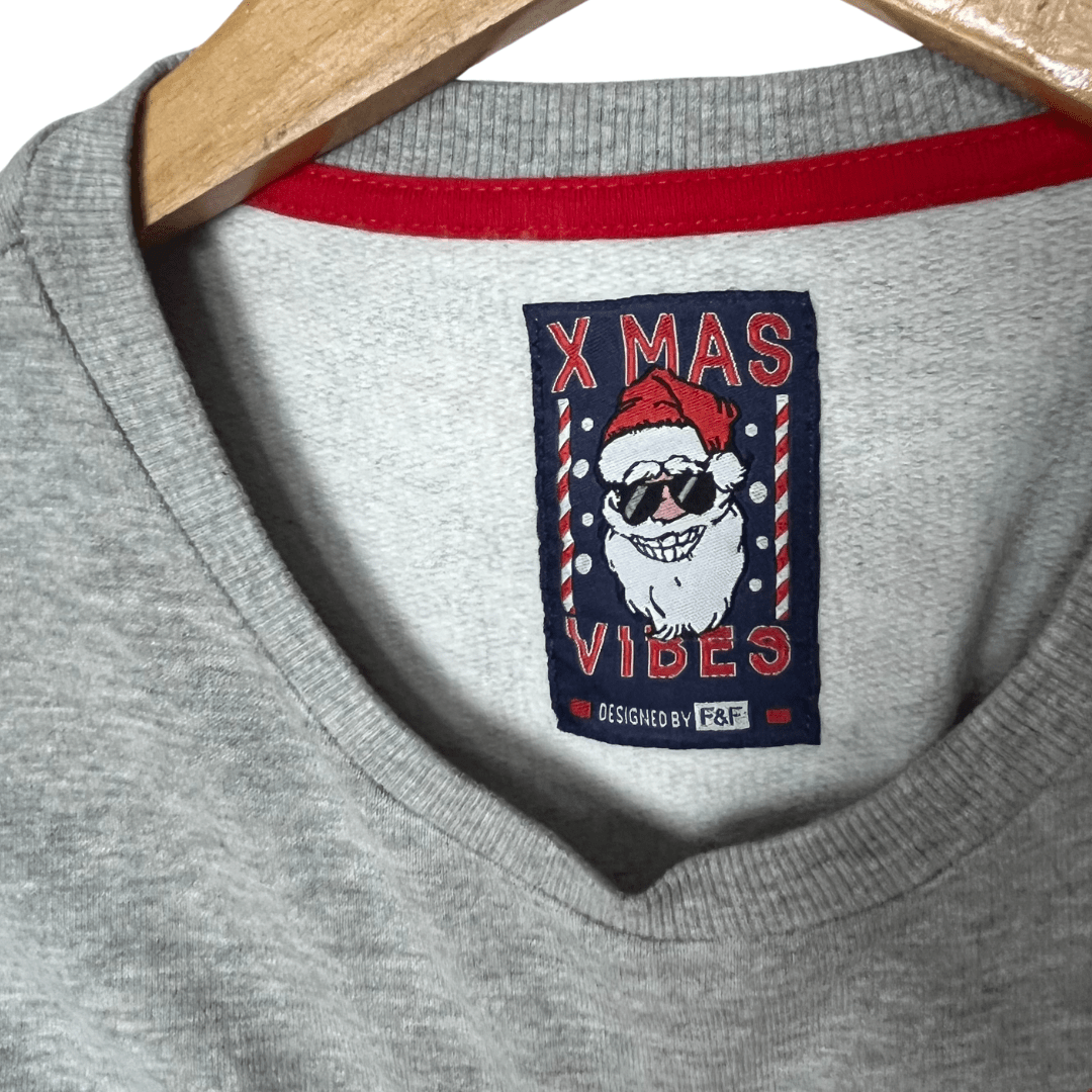 T - Rex Christmas Sweatshirt Small - Funkify