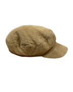 Tan Corduroy Baker Boy Cap - Funkify