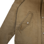 Tan Hooded long Jacket 2XL - Funkify