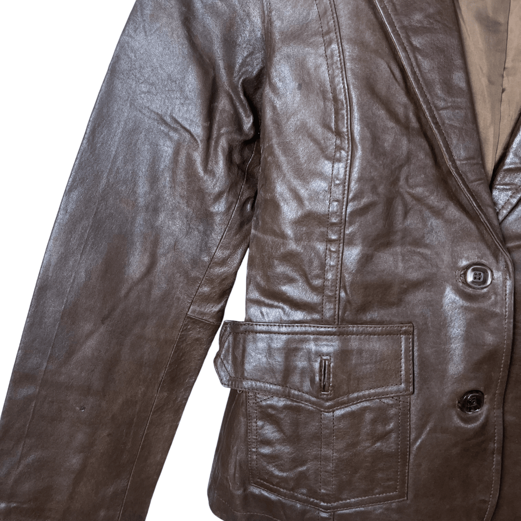 TCM Genuine Leather Women's Jacket Small - Funkify