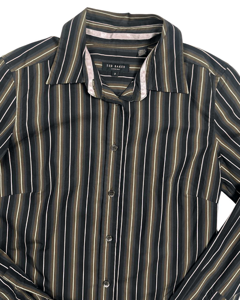 Ted Baker Long Sleeve Women's Striped Shirt - Funkify