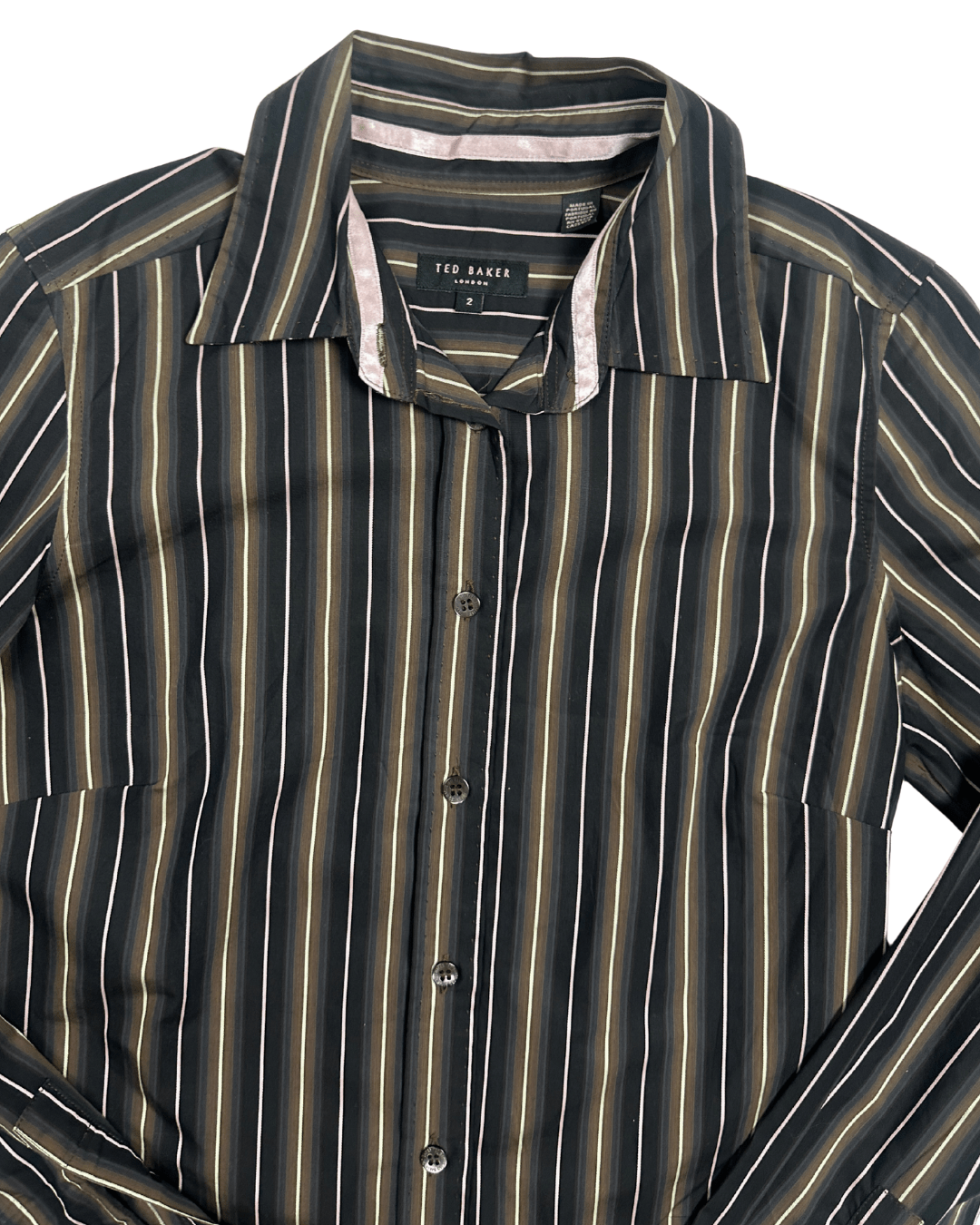 Ted Baker Long Sleeve Women's Striped Shirt - Funkify