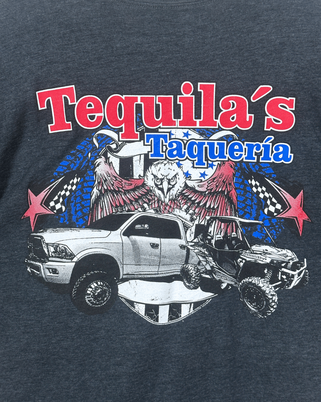 Tequila’s Taquería Graphic T-Shirt XL - Funkify