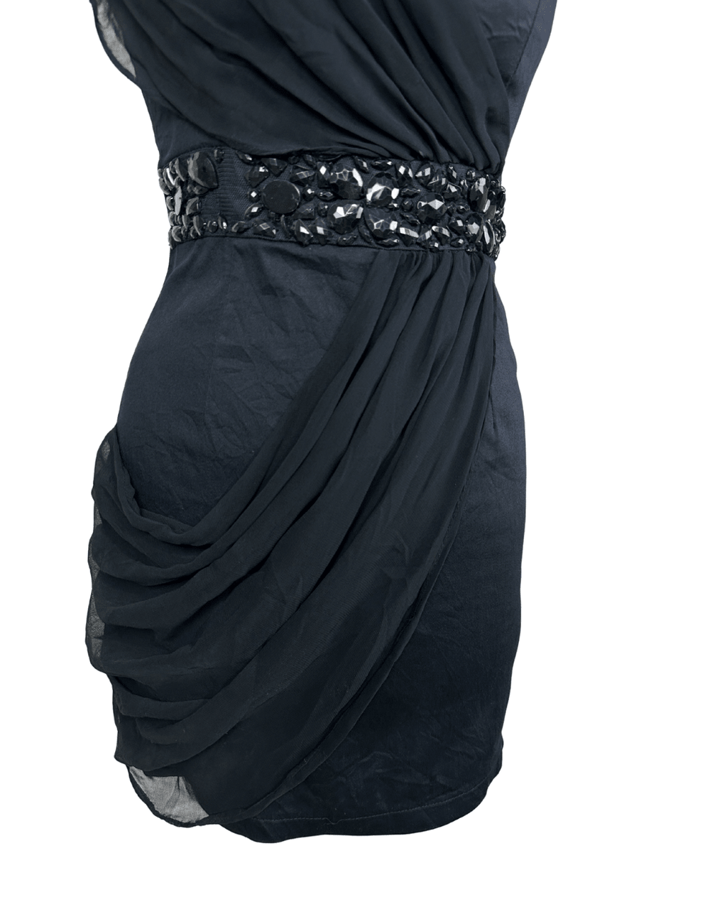 TG Strapless Embellished Waist Cocktail Dress - Funkify