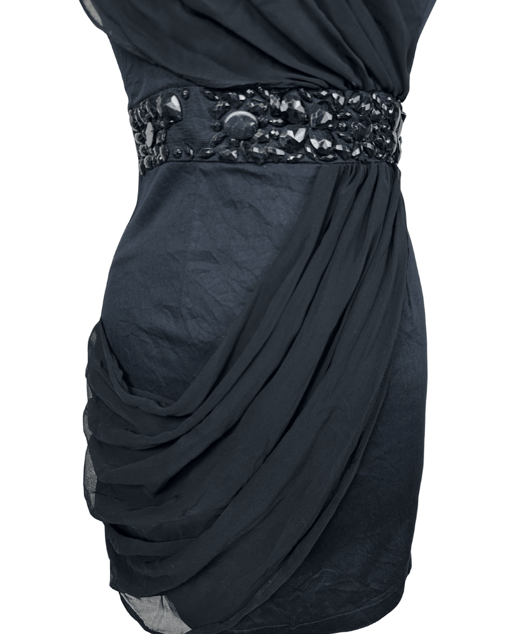 TG Strapless Embellished Waist Cocktail Dress - Funkify
