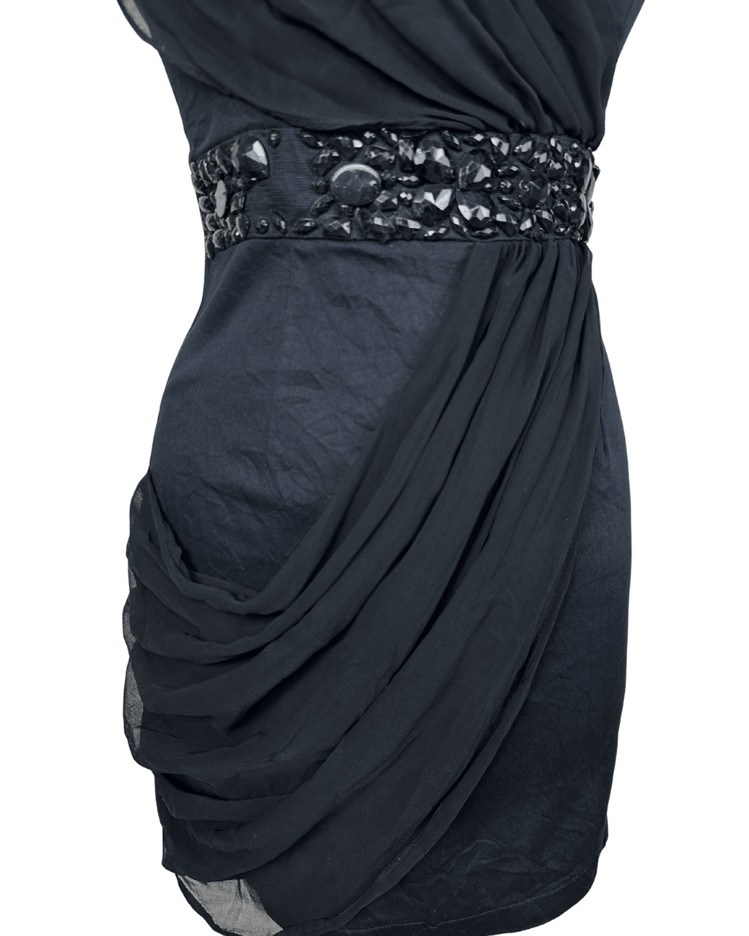 TG Strapless Embellished Waist Cocktail Dress - Funkify