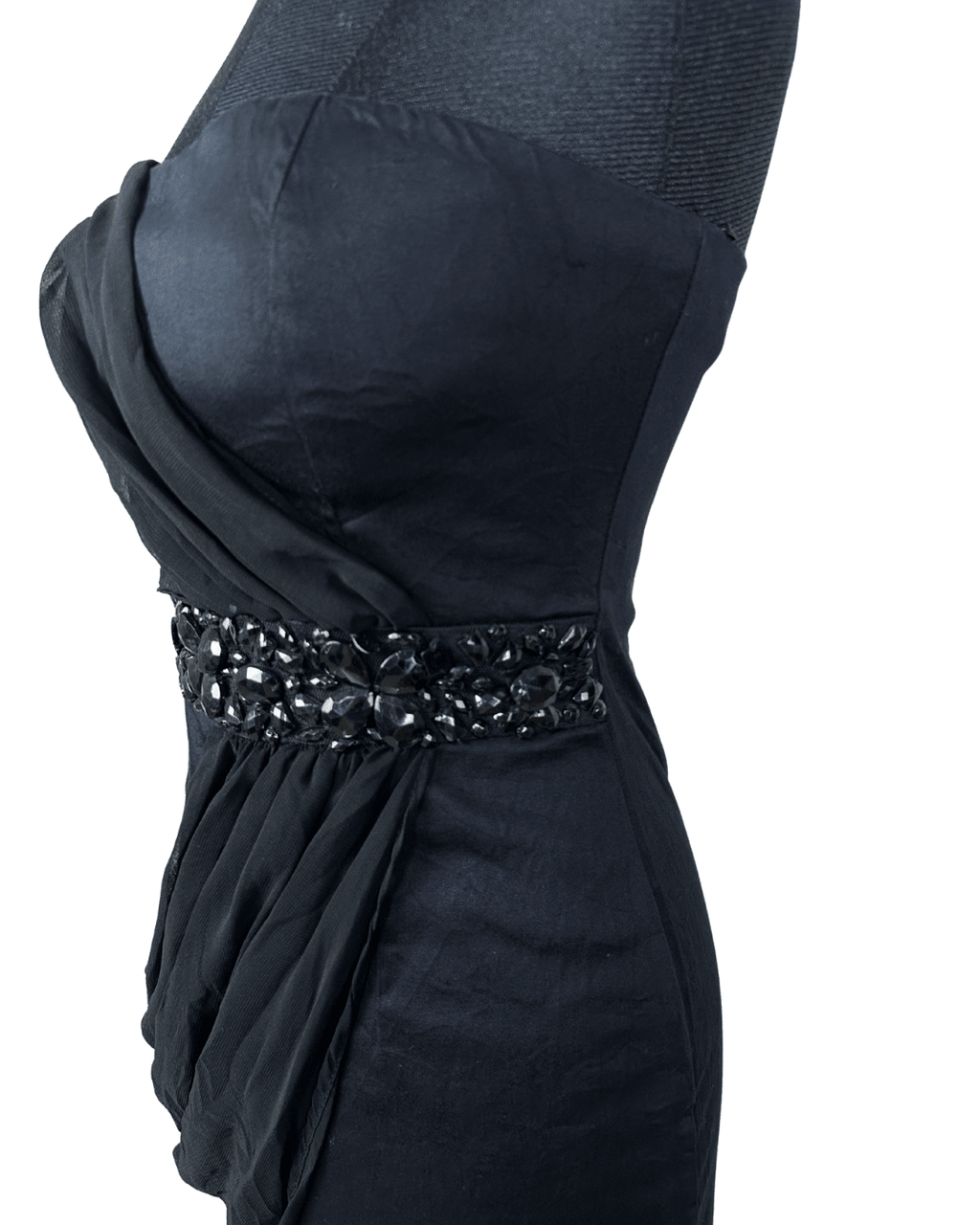 TG Strapless Embellished Waist Cocktail Dress - Funkify