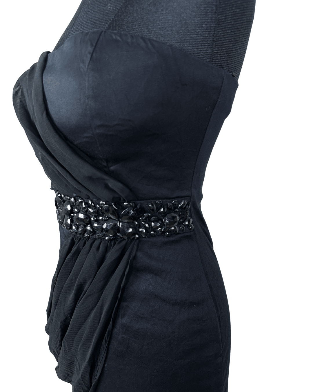 TG Strapless Embellished Waist Cocktail Dress - Funkify