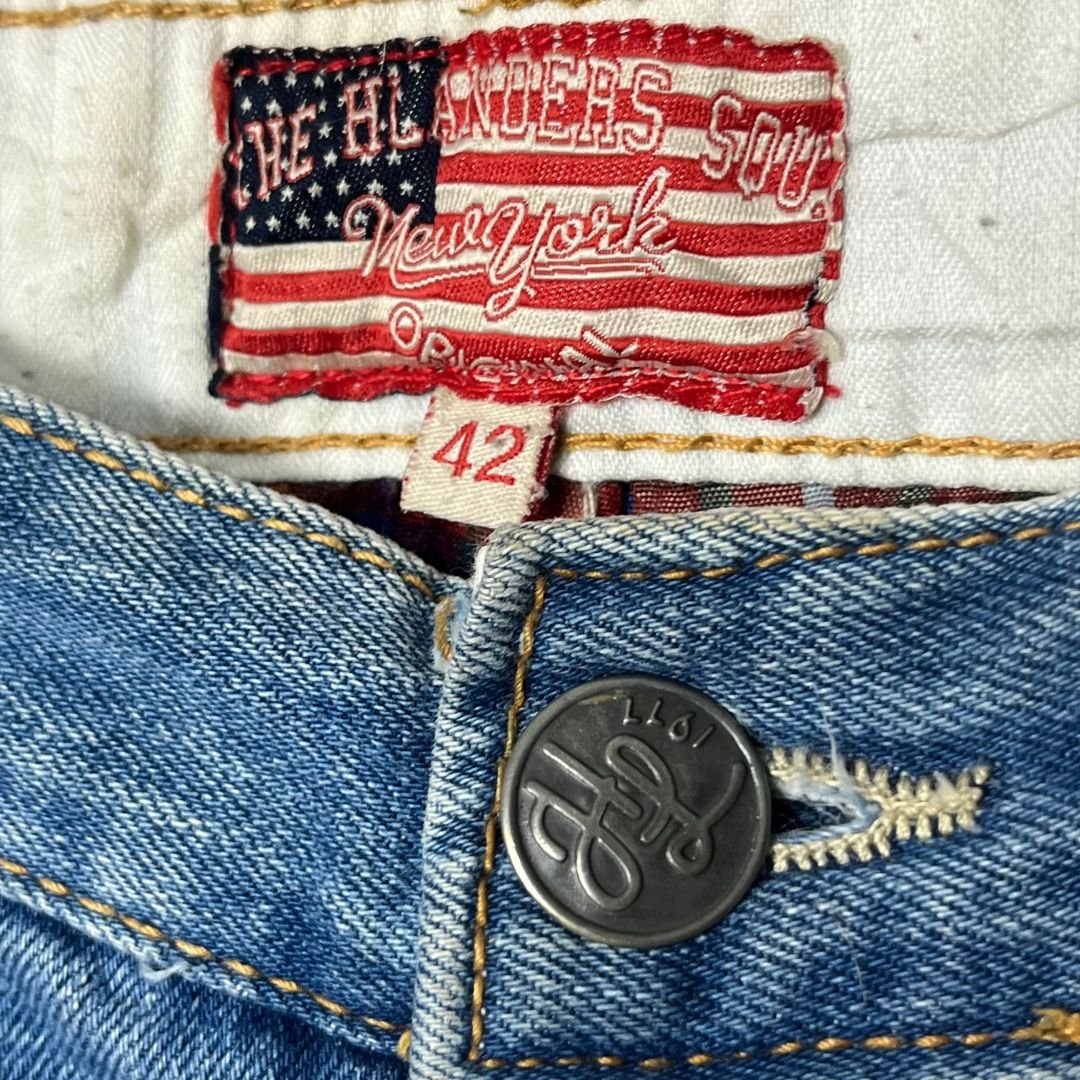 The Hilanders SQU Jorts Shorts Large - Funkify