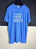 The Ocean Made Me Salty Graphic Tee - Funkify