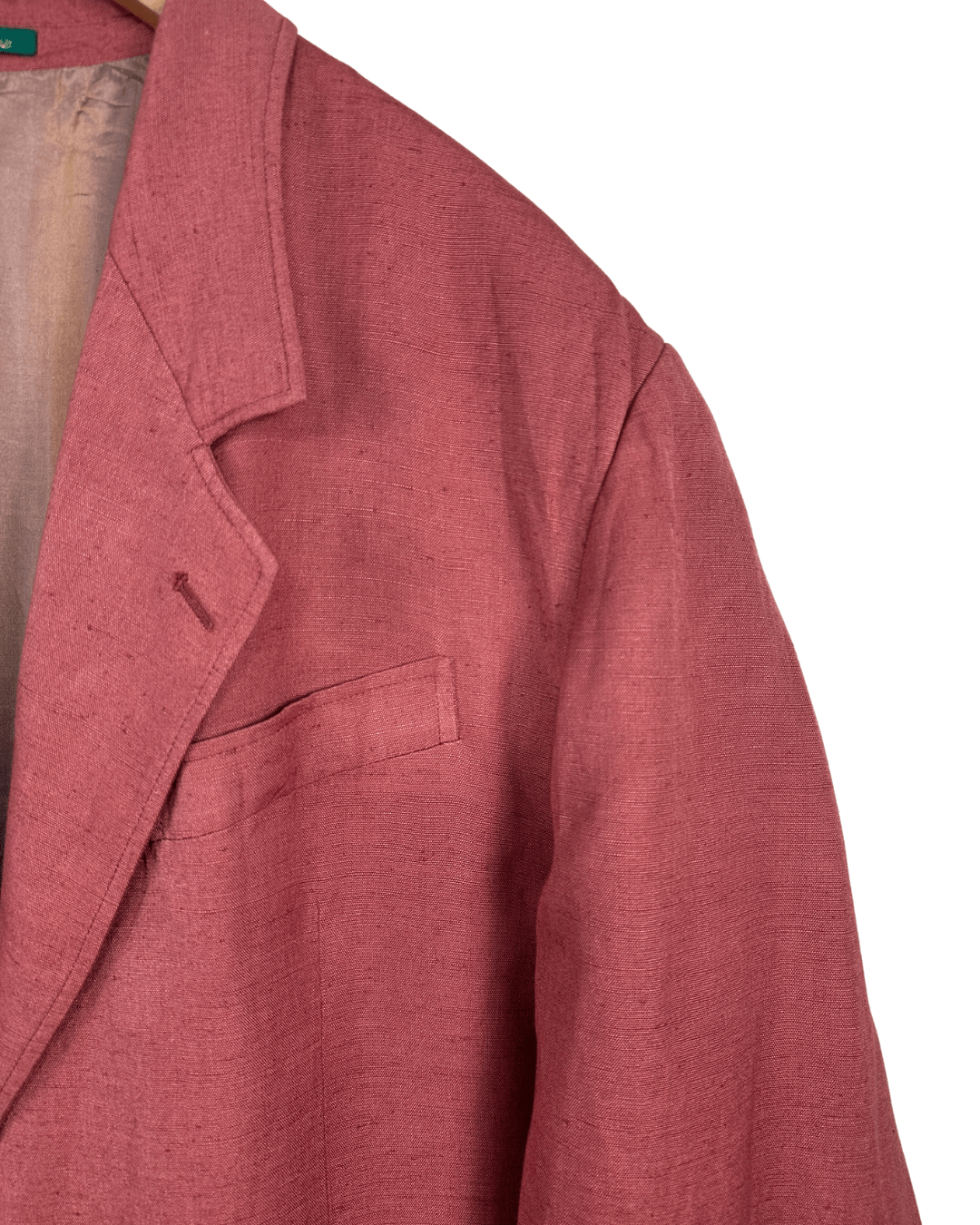 The Red Point Linen Blend Blazer - Size 54 - Funkify