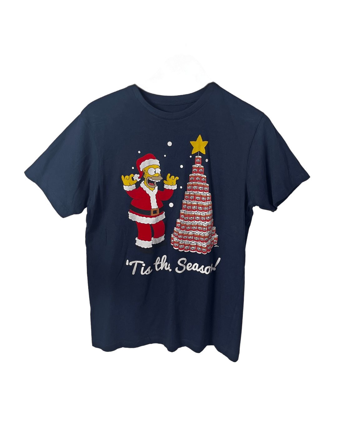The Simpsons Christmas T-shirt Small - Funkify