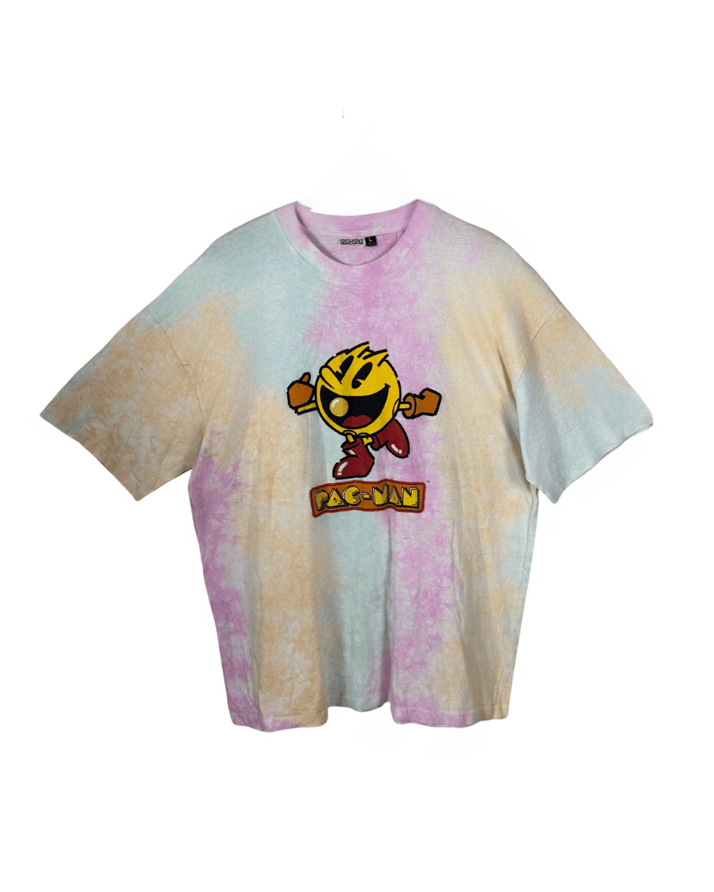 Tie Dye Pac Man T-Shirt Large - Funkify