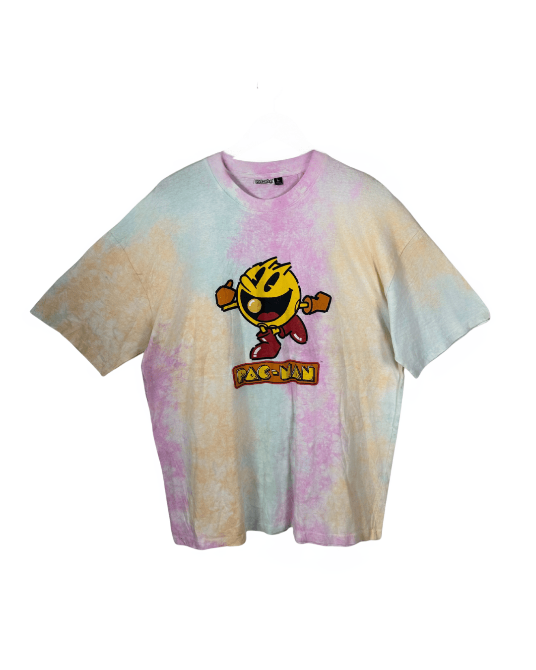 Tie Dye Pac Man T-Shirt Large - Funkify