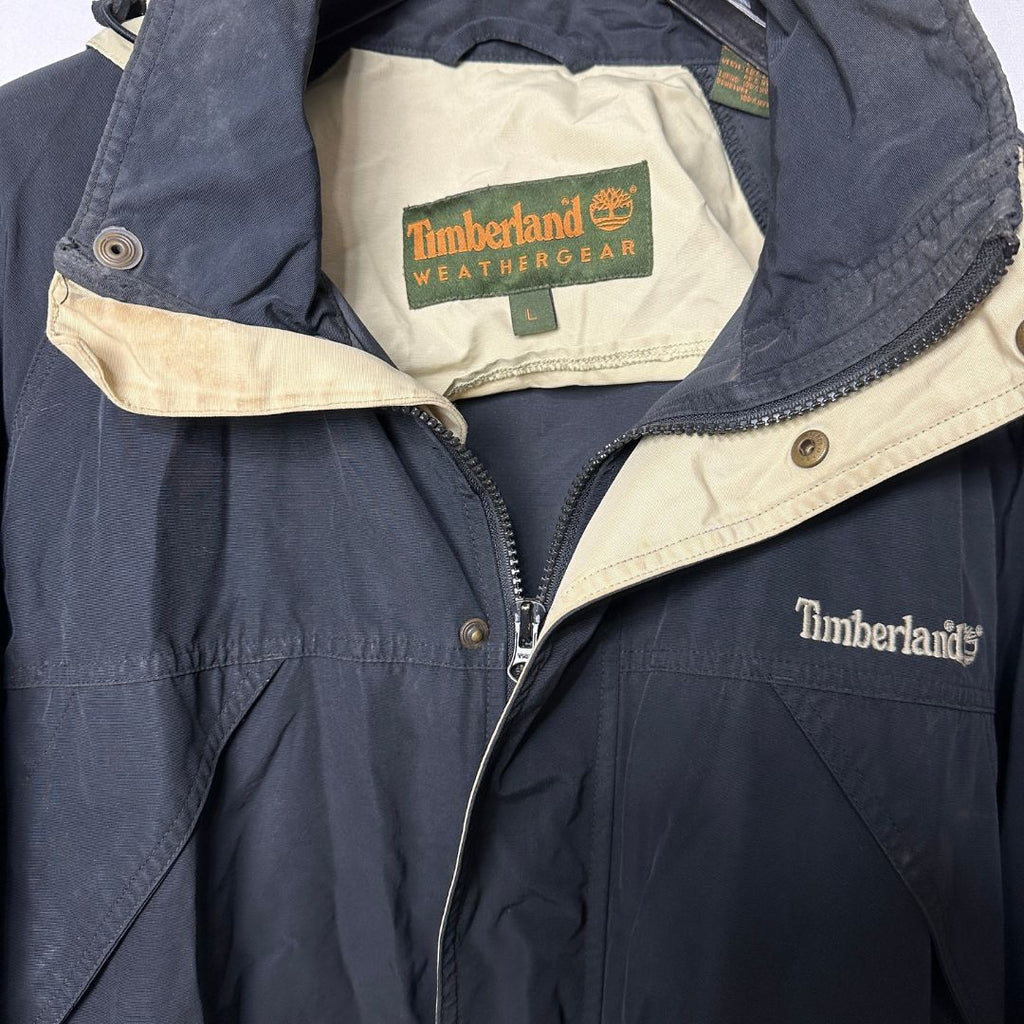 Timberland Jacket with Foldable Hood Large - Funkify