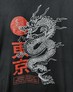 Tokyo Dragon Print T-Shirt - Funkify