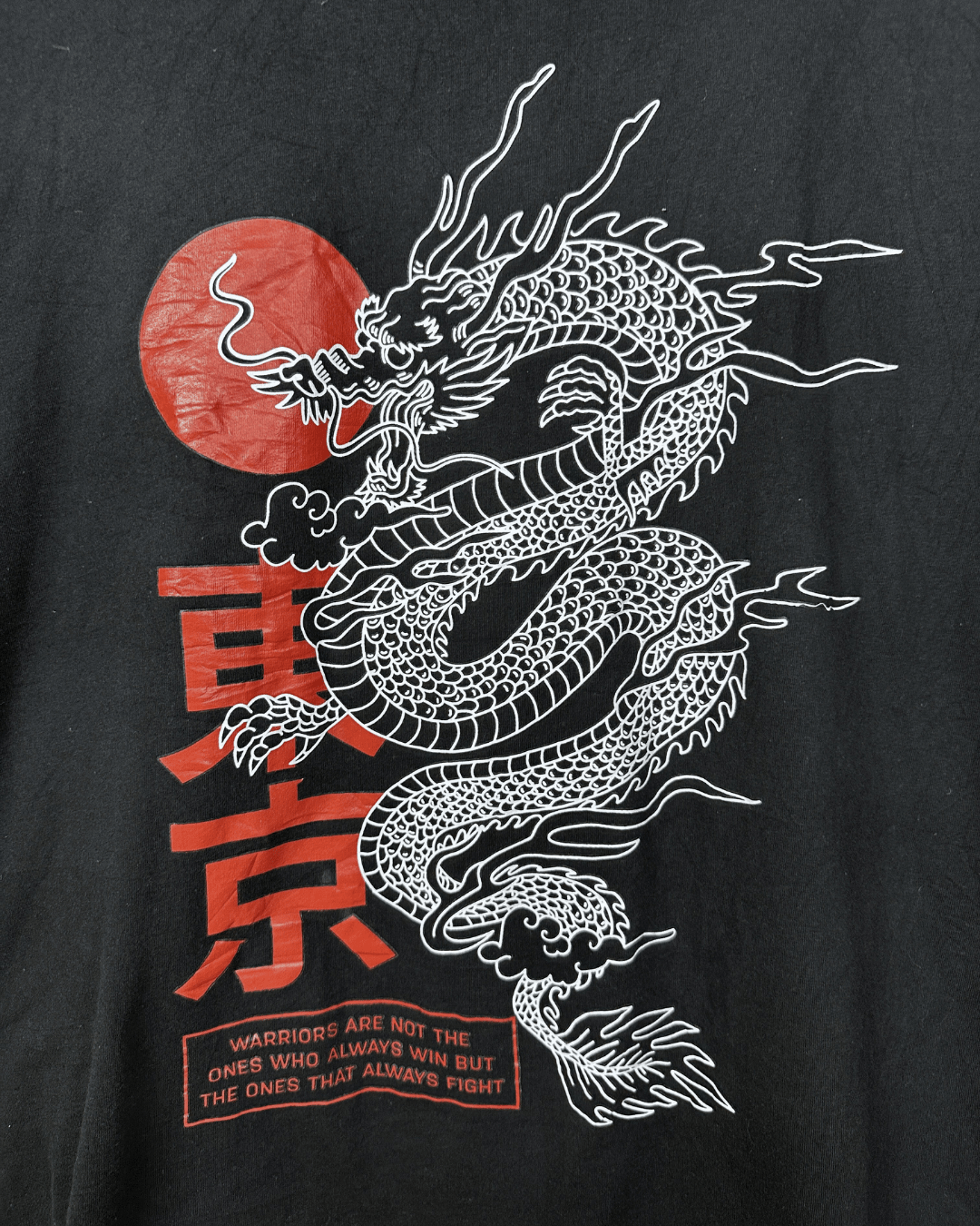 Tokyo Dragon Print T-Shirt - Funkify