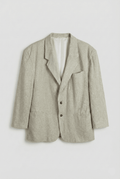 Tom Tailer Linen/Silk Blend Beige Blazer - 2XL - Funkify