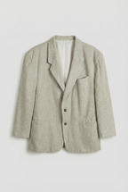 Tom Tailer Linen/Silk Blend Beige Blazer - 2XL - Funkify