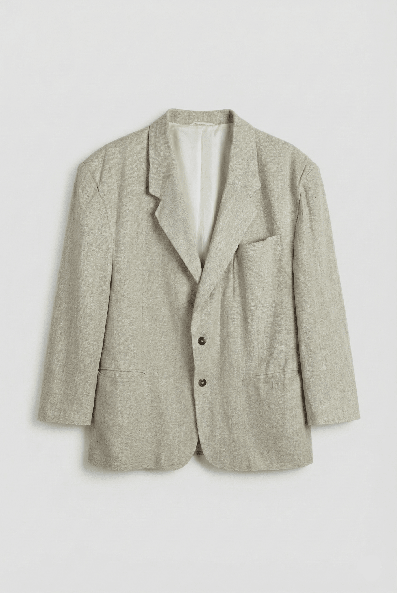 Tom Tailer Linen/Silk Blend Beige Blazer - 2XL - Funkify
