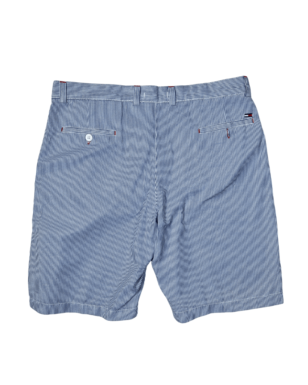 Tommy Hilfiger Denim Striped Shorts – Size 38 - Funkify