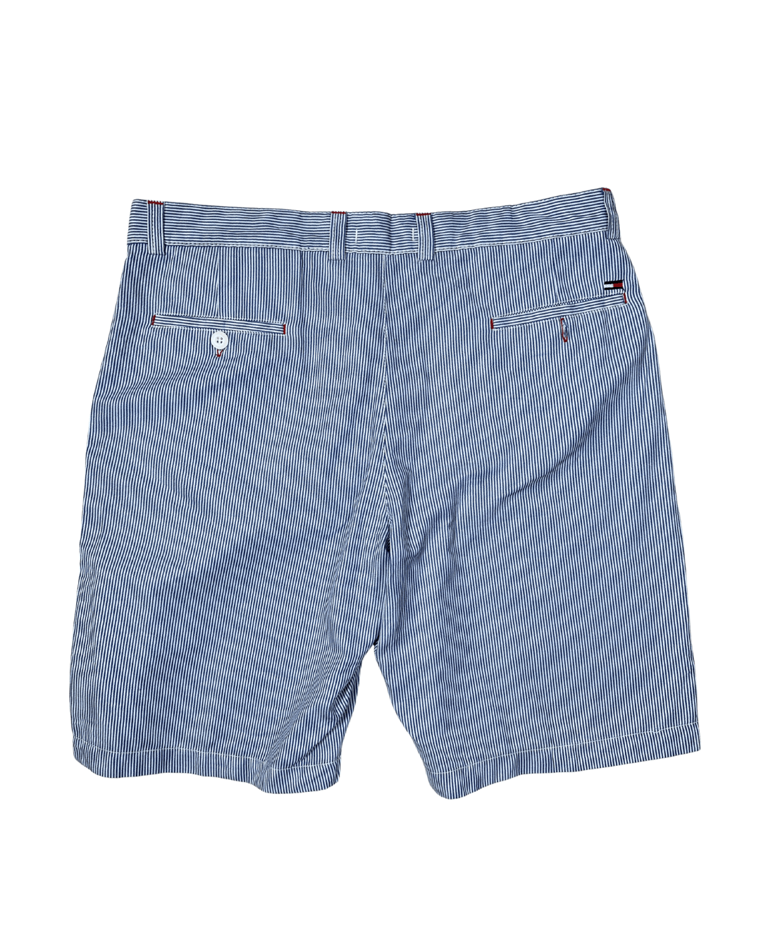 Tommy Hilfiger Denim Striped Shorts – Size 38 - Funkify