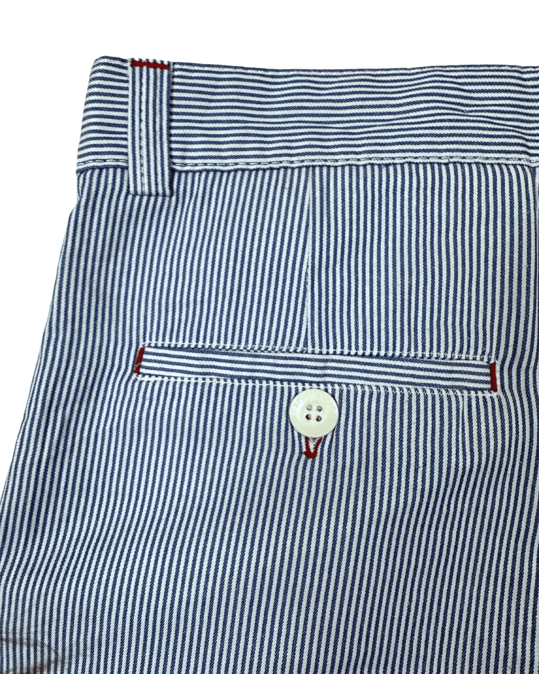 Tommy Hilfiger Denim Striped Shorts – Size 38 - Funkify