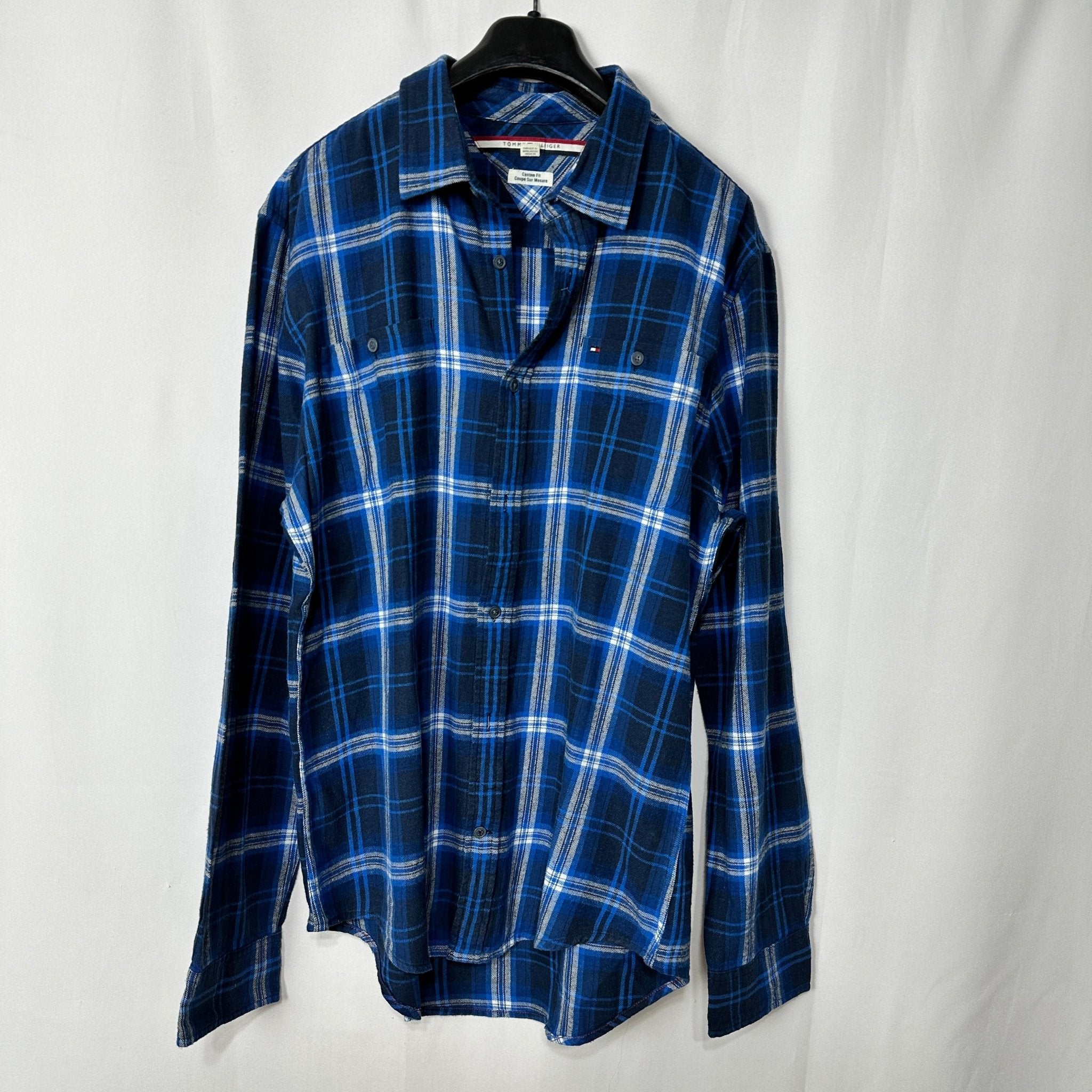 Tommy Hilfiger Long Sleeve Shirt Large - Funkify