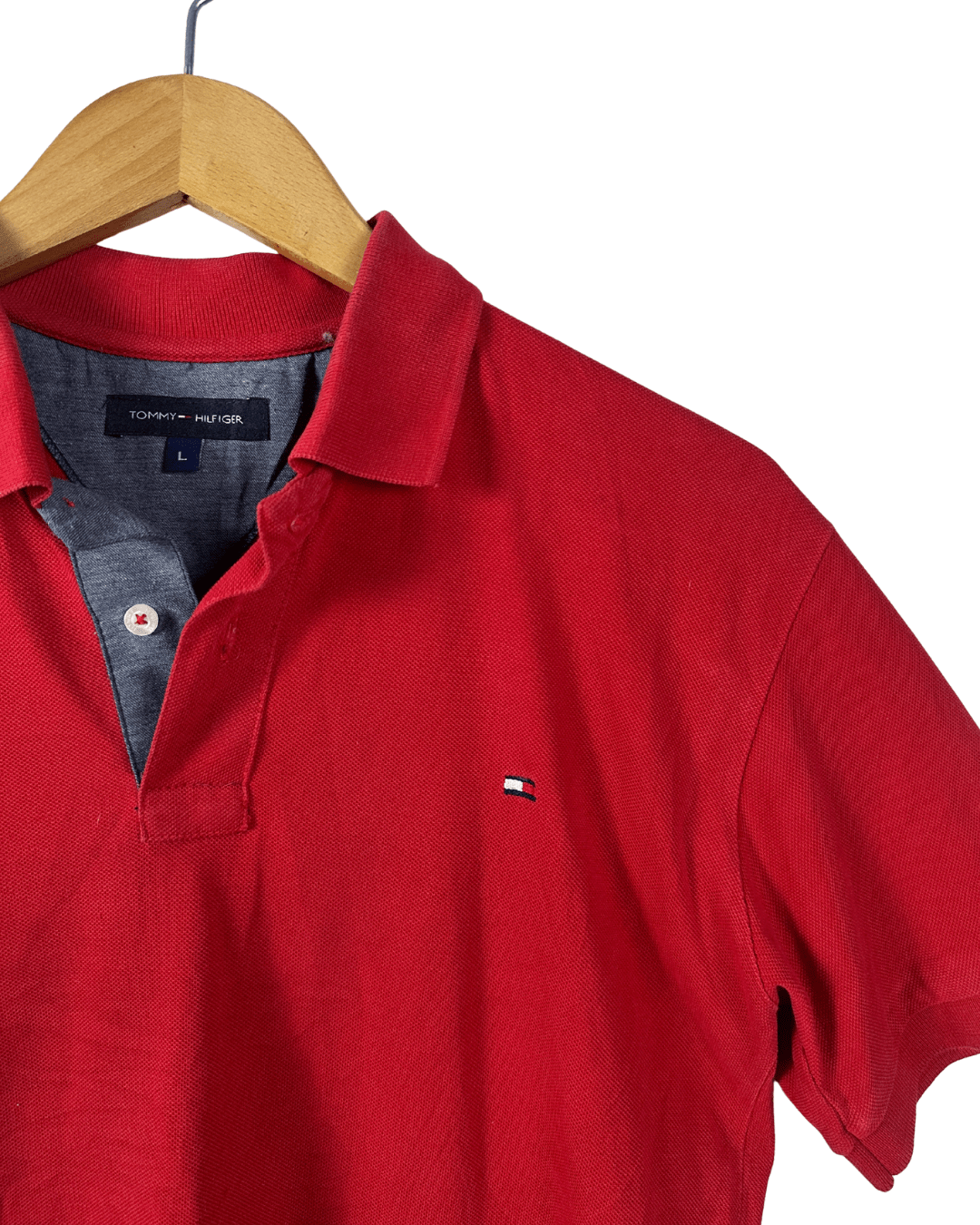 Tommy Hilfiger Polo Shirt Large - Funkify